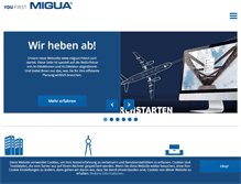 Tablet Screenshot of migua.com